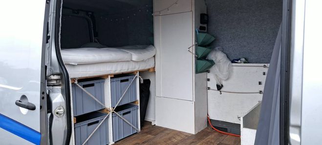 Volkswagen Crafter VAN 35 L2H2 2.0 BITDI 163 FAP EURO5 Gris Clair de 2013