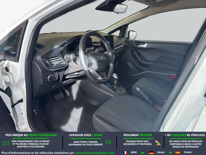 Ford Fiesta 1.0 EcoBoost 100 ch BVA Blanc de 2019