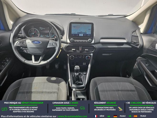 Ford Ecosport 1.0 EcoBoost 125ch BVM Bleu de 2019