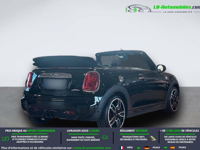 Mini Cabrio 231 ch John  Works BVA Noir M�tallique de 2017
