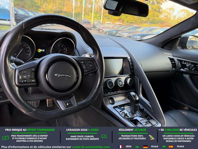 Jaguar F Type V6 5L  550 ch BVA AWD Noir de 2016