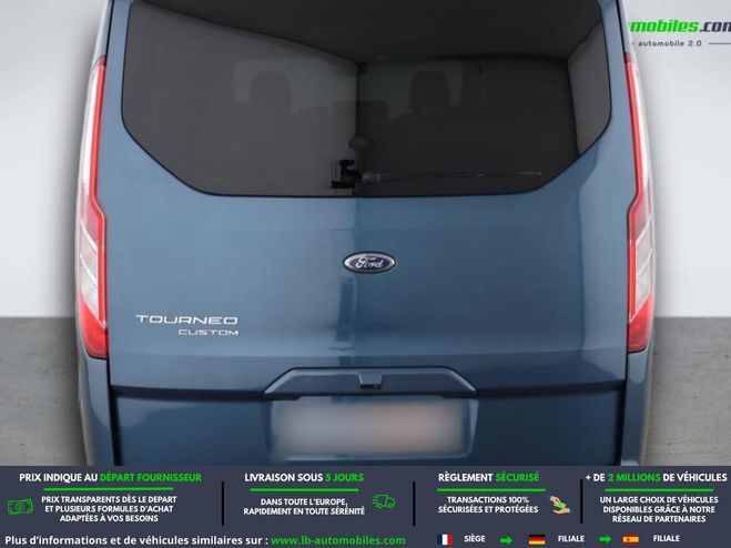 Ford Tourneo Custom 320 L1H1 2.0 EcoBlue 185 BVA Bleu de 2020
