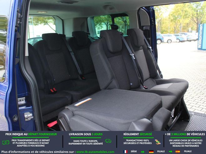 Ford Tourneo Custom 300 L1H1 2.2 TDCi 155 BVM Bleu M�tallique de 2015