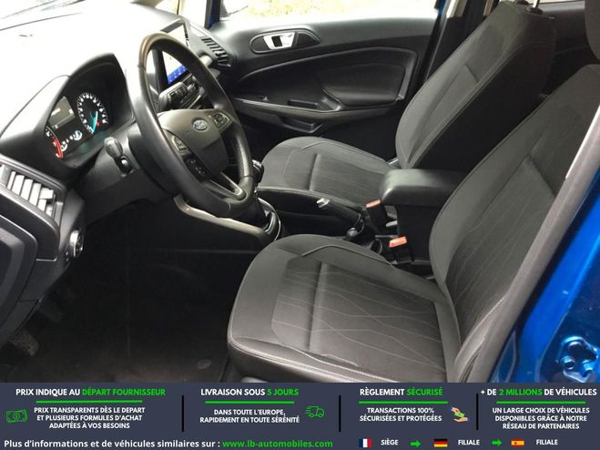 Ford Ecosport 1.0 EcoBoost 125ch BVM Bleu M�tallique de 2019