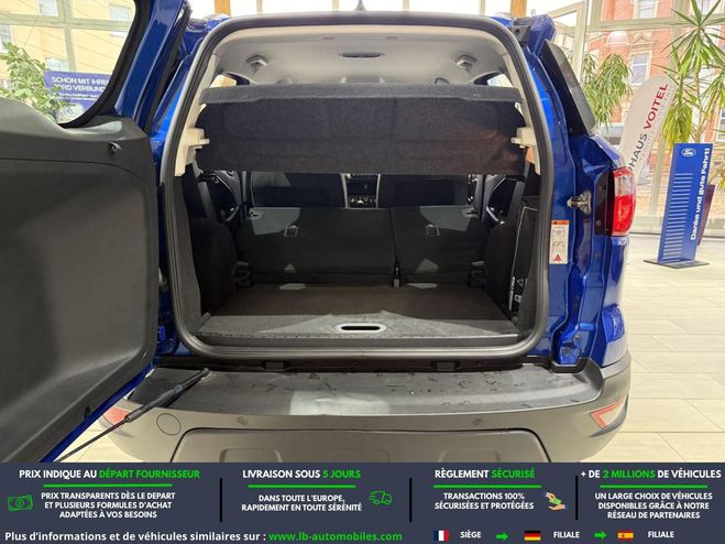 Ford Ecosport 1.0 EcoBoost 125ch BVM Bleu M�tallique de 2019