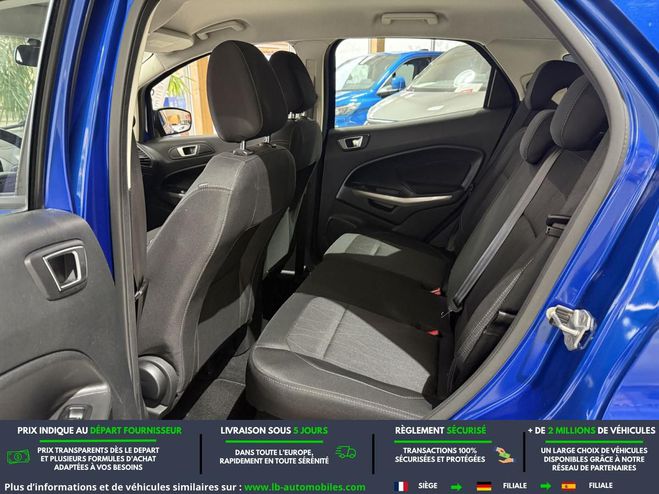 Ford Ecosport 1.0 EcoBoost 125ch BVM Bleu M�tallique de 2019