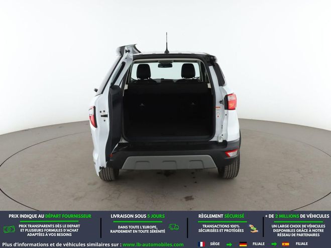 Ford Ecosport 1.0 EcoBoost 125ch BVM Blanc M�tallique de 2018