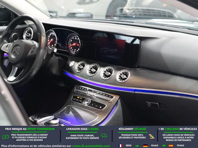 Mercedes Classe E 400 4MATIC BVA Noir M�tallique de 2017