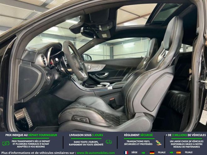 Mercedes Classe C 63 AMG BVA Noir M�tallique de 2017