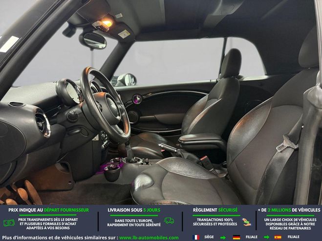 Mini Cabrio 122 ch BVM Noir M�tallique de 2015