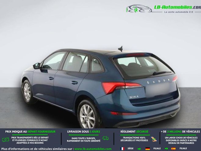Skoda Scala 1.0 TSI 116 ch BVM Bleu M�tallique de 2020