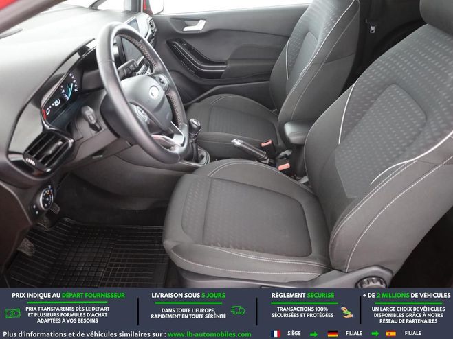 Ford Fiesta 1.1 85 ch BVM Rouge M�tallique de 2018
