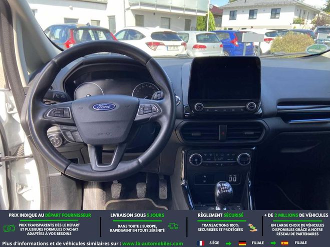 Ford Ecosport 1.0 EcoBoost 125ch BVM Blanc de 2020