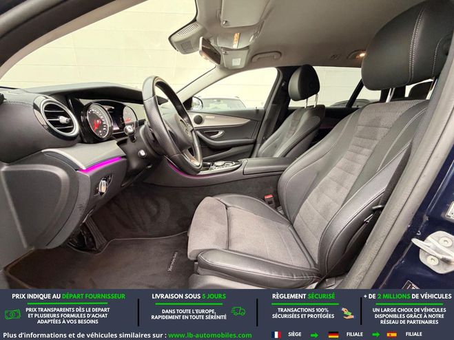 Mercedes Classe E 220 CDI BVA Bleu M�tallique de 2017