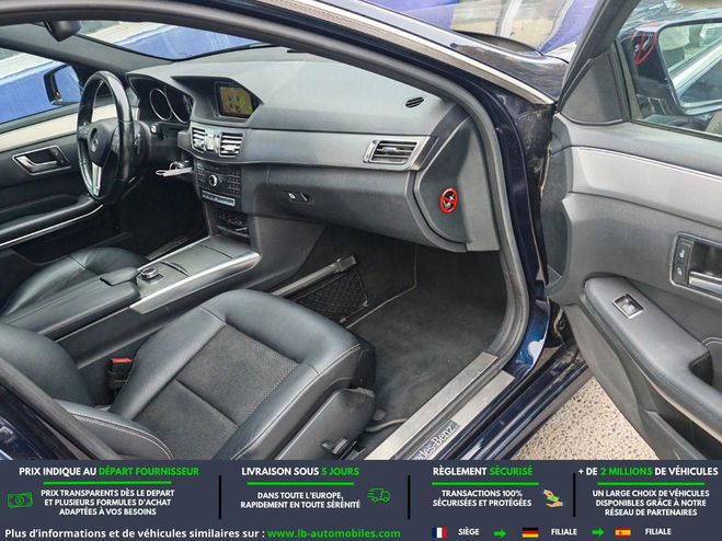 Mercedes Classe E 200 CDI BVA Bleu M�tallique de 2016