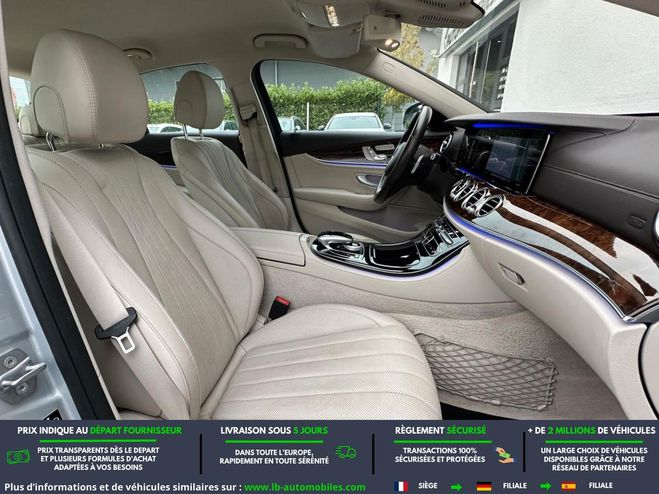 Mercedes Classe E 400 4MATIC BVA Argent� M�tallique de 2017