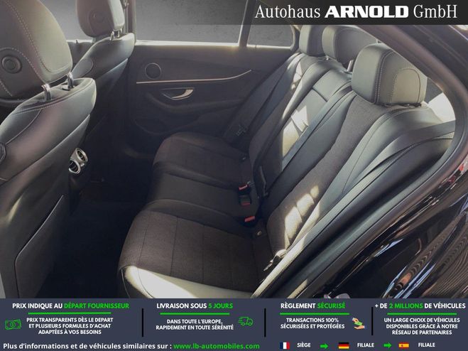 Mercedes Classe E 200 BVA Noir M�tallique de 2018