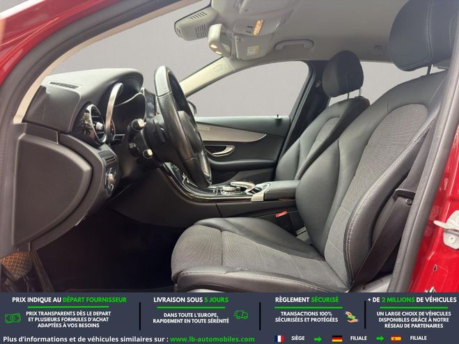 Mercedes Classe C 200 BVA Rouge M�tallique de 2018