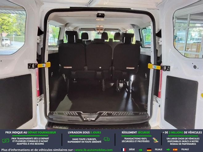 Ford Tourneo Custom 320 L2H1 2.0 EcoBlue 130 BVM Blanc M�tallique de 2021