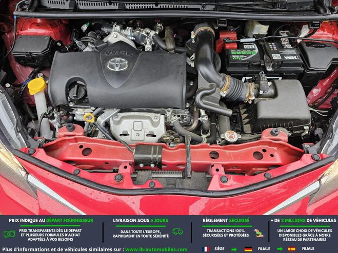 Toyota Yaris 110 VVT-i BVM Rouge de 2020