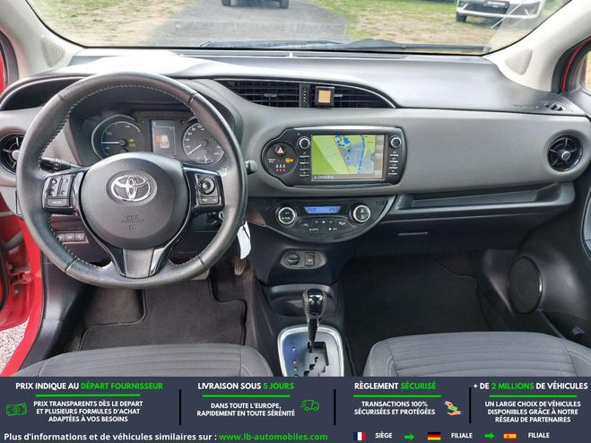 Toyota Yaris HYBRIDE 100ch Rouge de 2019