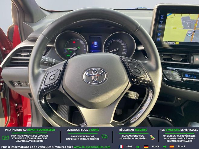 Toyota C HR Hybride 122 ch BVA Rouge M�tallique de 2018