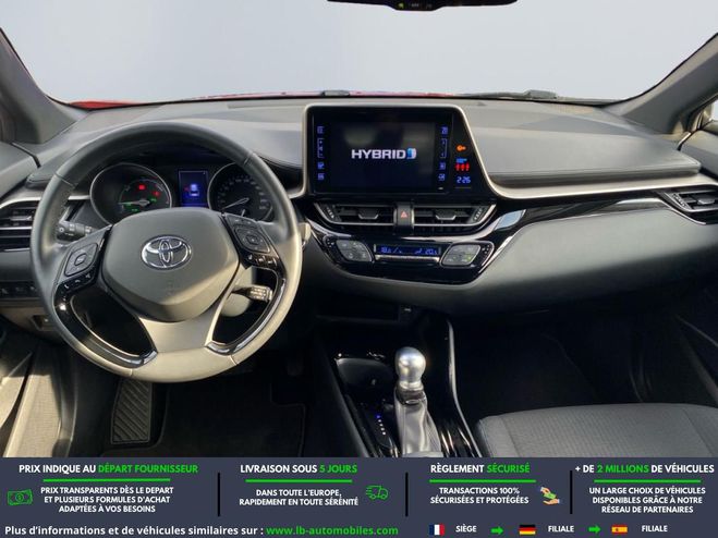Toyota C HR Hybride 122 ch BVA Rouge M�tallique de 2018