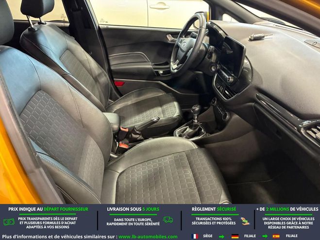 Ford Fiesta 1.0 EcoBoost 100 BVM Jaune M�tallique de 2019