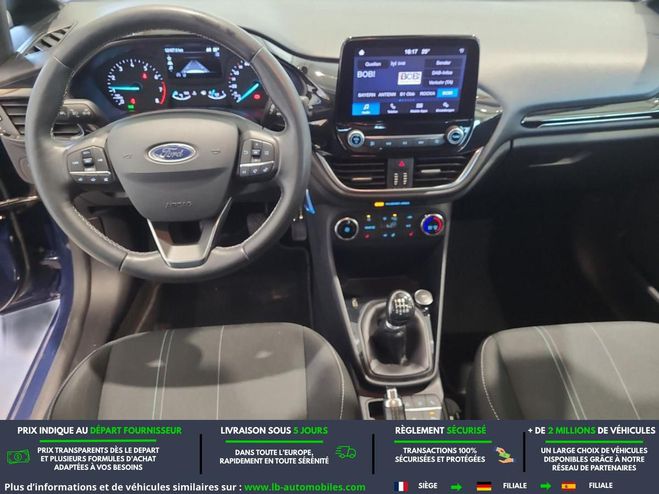 Ford Fiesta 1.0 EcoBoost 100 ch BVM Bleu de 2020