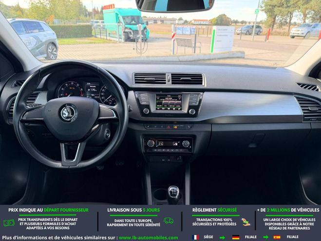 Skoda Fabia 1.2 TSI 110 ch BVM Bleu M�tallique de 2018