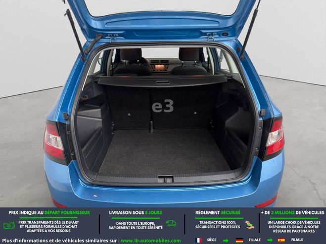 Skoda Fabia 1.0 MPI 75 ch BVM Bleu M�tallique de 2019