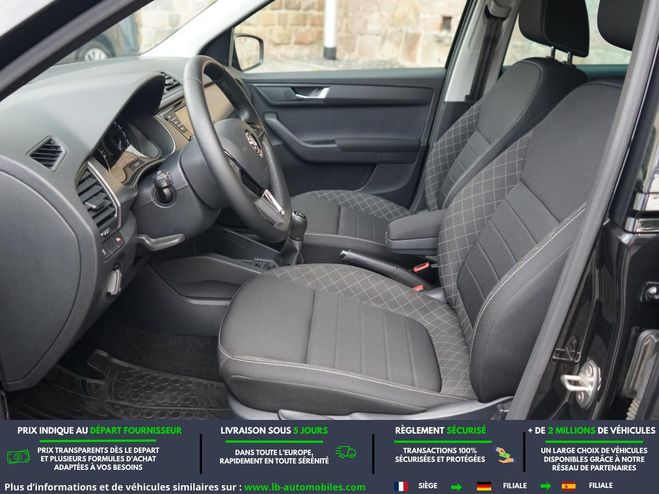 Skoda Fabia 1.2 TSI 110 ch BVM Noir M�tallique de 2017