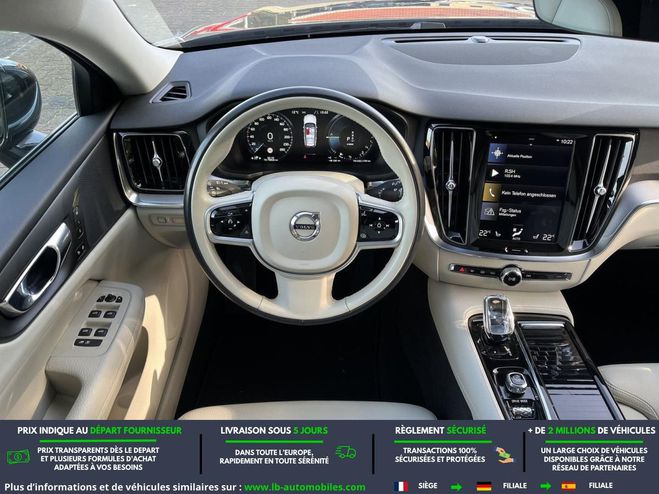 Volvo V60 T6 AWD 253 ch + 145 ch BVA Gris M�tallique de 2020