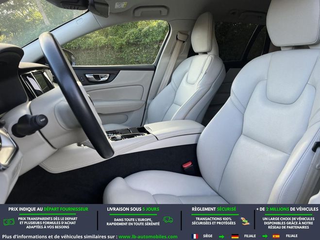 Volvo V60 T6 AWD 253 ch + 145 ch BVA Gris M�tallique de 2020