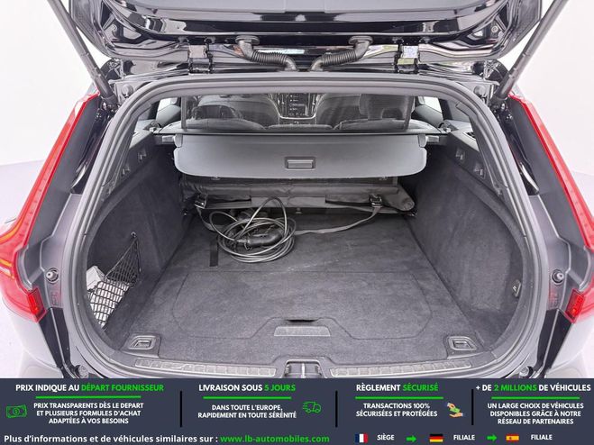Volvo V60 T6 AWD 253 ch + 145 ch BVA Noir M�tallique de 2021