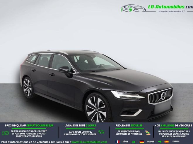 Volvo V60 T6 AWD 253 ch + 145 ch BVA Noir M�tallique de 2021