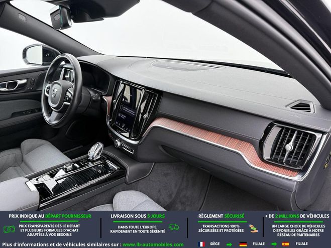 Volvo V60 T6 AWD 253 ch + 145 ch BVA Noir M�tallique de 2021