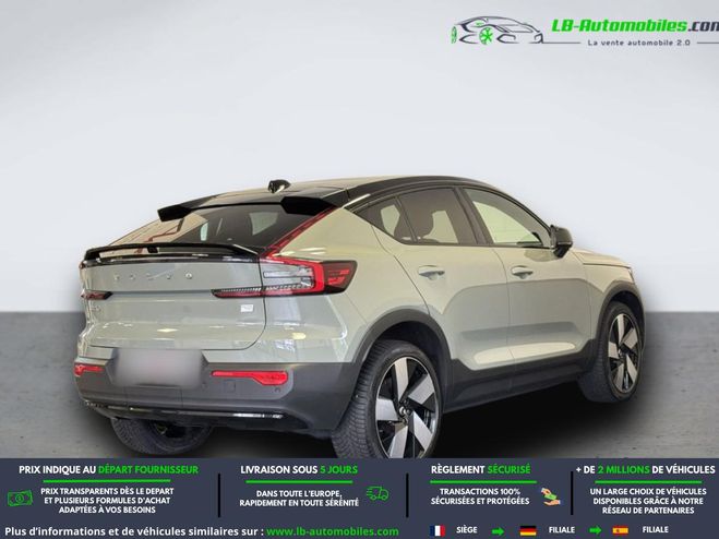 Volvo C40 AWD 408 ch BVA Gris M�tallique de 2021