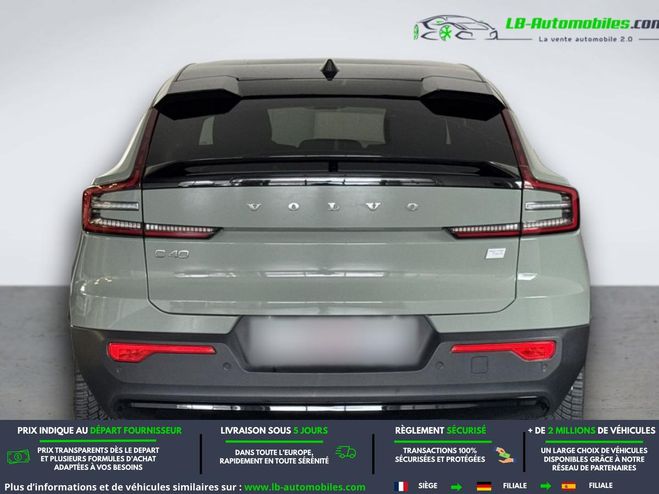 Volvo C40 AWD 408 ch BVA Gris M�tallique de 2021