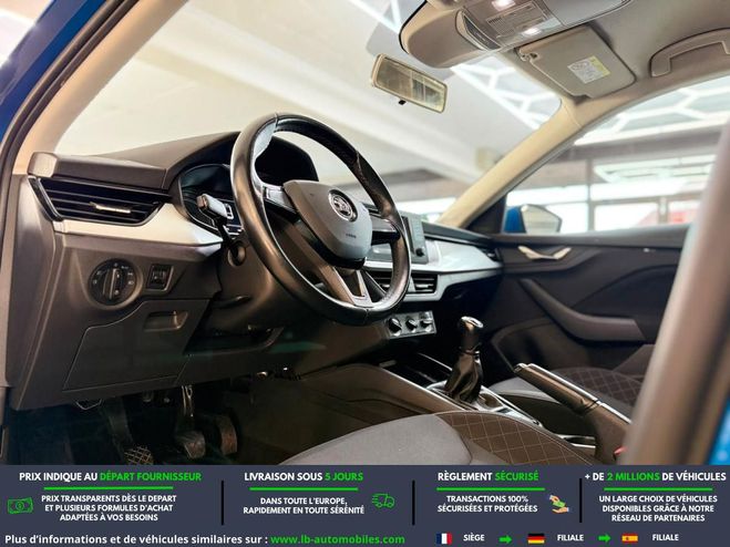Skoda Scala 1.5 TSI 150 ch BVM Bleu M�tallique de 2020