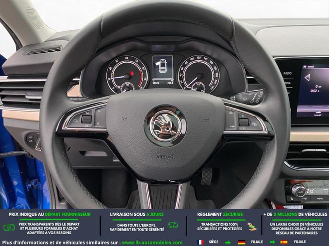 Skoda Scala 1.0 TSI 116 ch BVM Bleu M�tallique de 2019