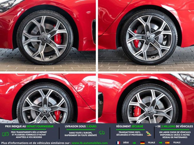 Kia Stinger 3.3 T-GDi 370 ch BVA 4x4 Rouge M�tallique de 2019