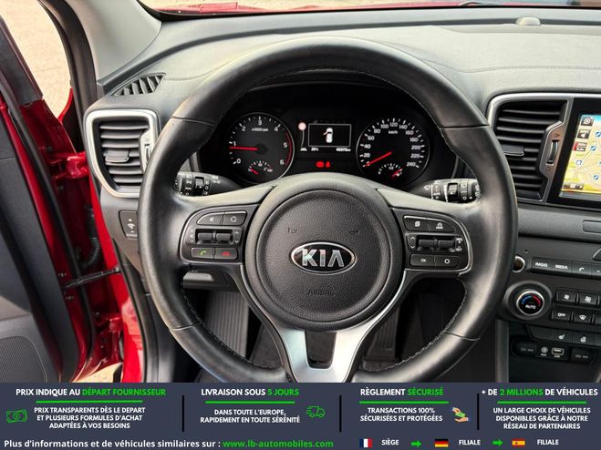 Kia Sportage 2.0 CRDi 136 4x4 BVM Rouge M�tallique de 2017