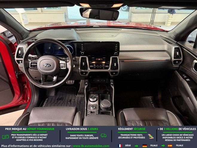 Kia Sorento 1.6 T-GDi Hybride 230 ch 5 pl BVA Rouge de 2021