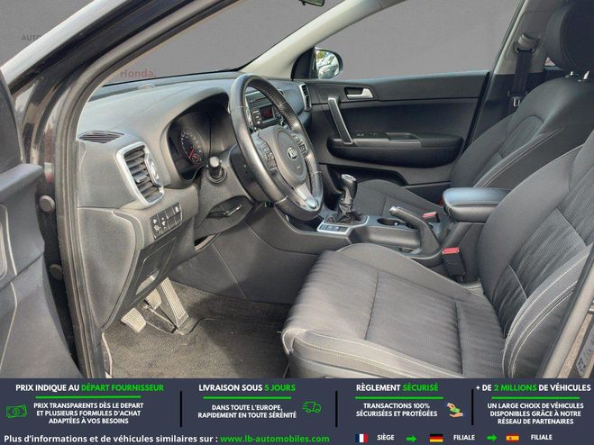 Kia Sportage 1.6 GDi 132 4x2 Noir M�tallique de 2017