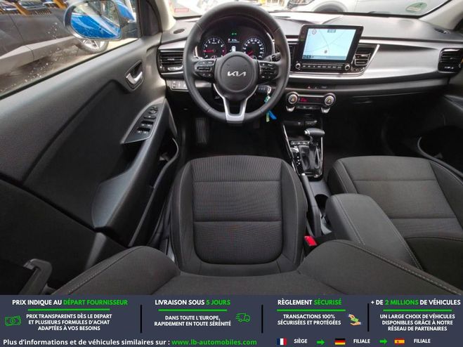 Kia Rio 1.0 T-GDi 100 ch BVA Bleu de 2021