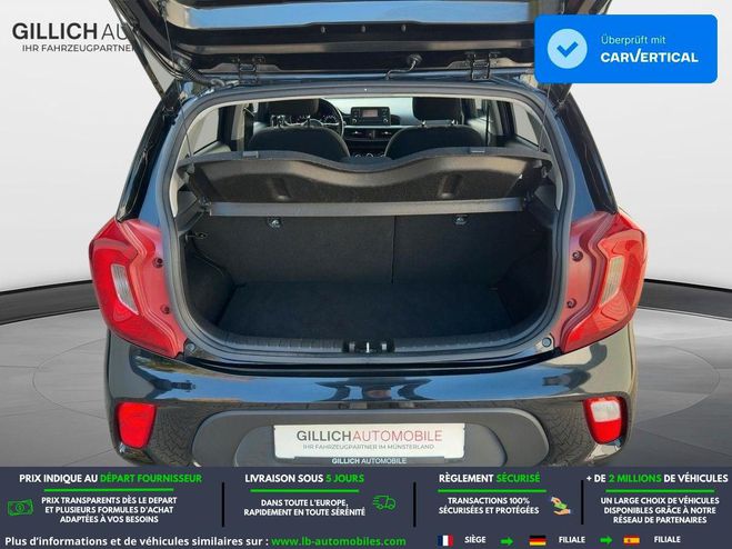 Kia Picanto 1.0 MPi 67 ch BVM Noir M�tallique de 2018