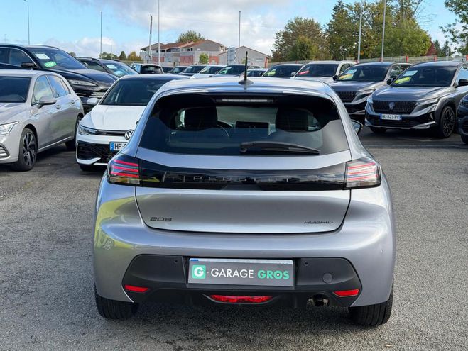 Peugeot 208 Hybrid 110 ch e-DCS6 Style gris de 2025
