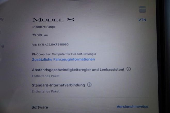 Tesla Model S 75 kWh Dual Motor Standard Range 421 ch  gris de 2019