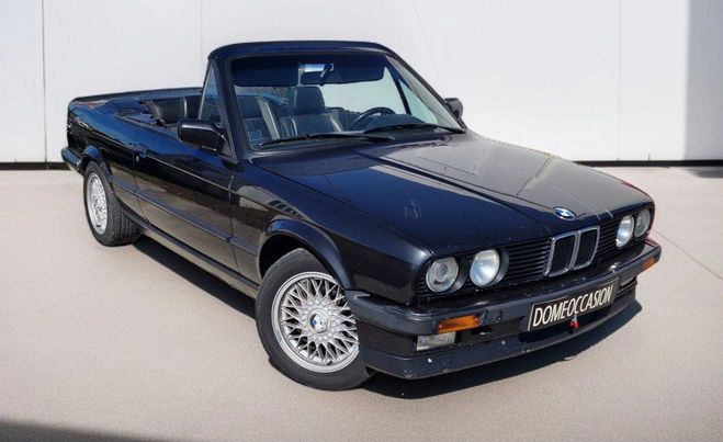 BMW Serie 3 320 COUPE CABRIOLET E30 CARTE GRISE COLL Noir de 1989